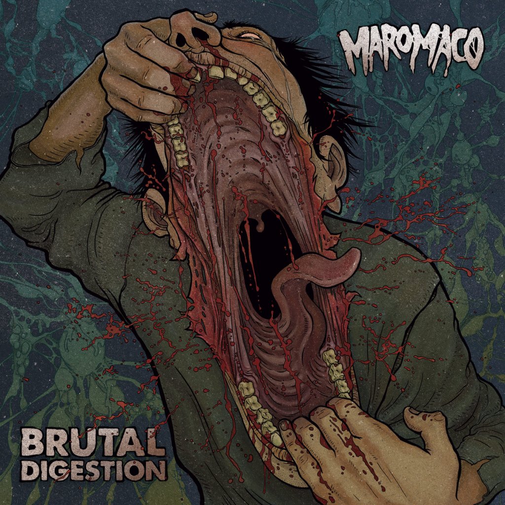 Título:  Brutal Digestion
Autor: Maromaco
Nacionalidad: Cáceres . Spain
Sellos: Vinilako, Chivani Records, Aktiver Ausstand In Plastik, minoRobscuR,

Fecha de Edición: 19 Diciembre 2025
Maromaco banda de Hardcore / Grind formada a finales de 2008 en Cáceres, por tres músico que venían de diferentes bandas de la escena local.
Brutal Digestion es su quinto trabajo de estudio, contiene doce temas y siguen apostando por lo extremo. Siempre fieles a sí mismos, podemos gozar de su contundente mezcla de estilos que van desde el Hardcore hasta el Grind. La portada es obra de Isak G